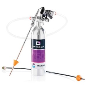 PISTOLET WRAZ Z CYLINDREM DO CZYSZCZENIA FILTRÓW DPF, WYKORZYSTUJĄCY SPRĘŻONE POWIETRZE, ERRECOM